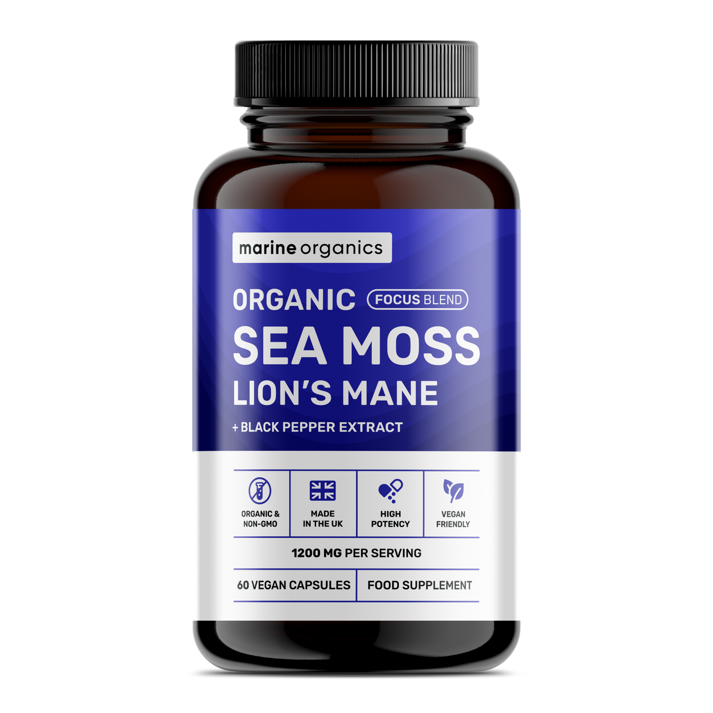 Organic Sea Moss & Lion's Mane - Focus Blend